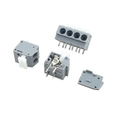 5.0mm Pitch Screwless Spring Clamp Terminal Blocks Jointable