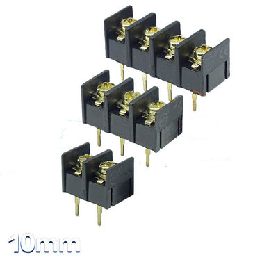 10mm / 0.394&quot; Barrier Screw Terminal Blocks Center Pin Assembled