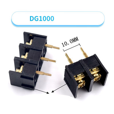 10mm / 0.394&quot; Barrier Screw Terminal Blocks Center Pin Assembled