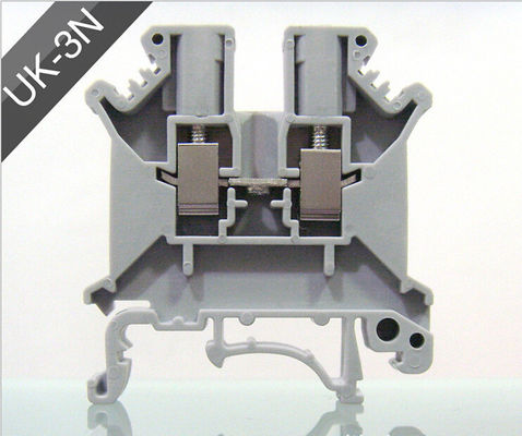 UK3N UK Series DIN Rail Screw Clamp Terminal Blocks Strip
