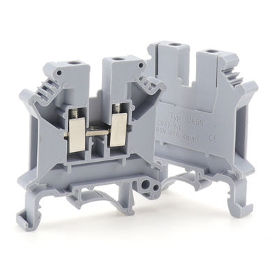 UK5N UK Series DIN Rail Screw Clamp Terminal Blocks 0.2-4mm² 800V 41A