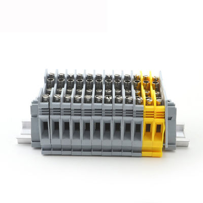 URTK/S 6mm² Din Rail Test Terminal Blocks Strips Screw Clamping