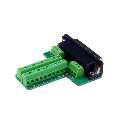 DB25 D Sub 25 Pin Connectors to Terminal Blocks Adapter with housing