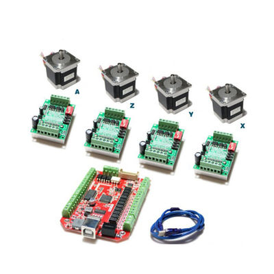 TB6560 3A CNC Router Controller 57mm Stepping Motor MACH3 USB CNC Program Driver Kit