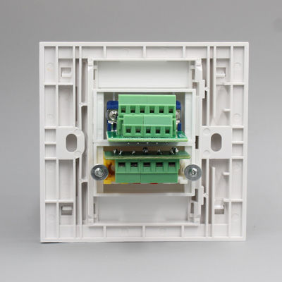 VGA AV Port Faceplate Wall Plate Outlet Terminal Block Socket Panel 86mm x 86mm
