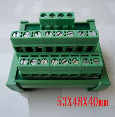 DC 24V 8 Ways Power Source Splitter Wiring Distribution Terminal Blocks Breakout Board