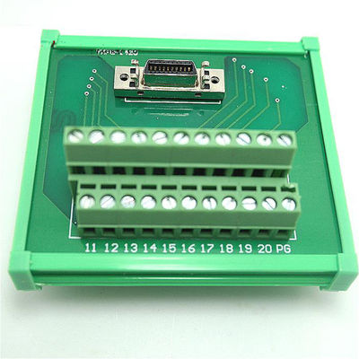 SCSI 20 Pin MR-J2CN1 Servo Connectors Terminal Blocks Breakout Board Adapter