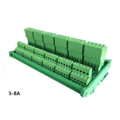 8 12 16 60 Ways Cable Connection Distribution Hub Terminal Blocks Wiring Board Din Rail Mount