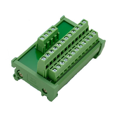1 in 12 out Terminal Blocks Breakout Board Power Source Splitter Wiring Distribution Divider