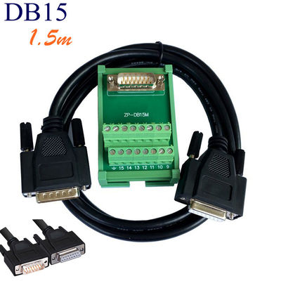 DB15 D Sub 15 Pin Male Female Dual Connectors Terminal Block Wiring Breakout Board