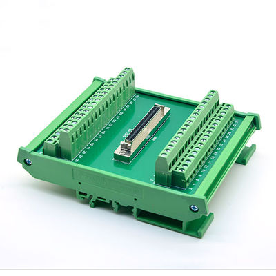SCSI 68 Pin Connector DIN Rail Mounting Terminal Blocks Adapter with 1 meter Cable