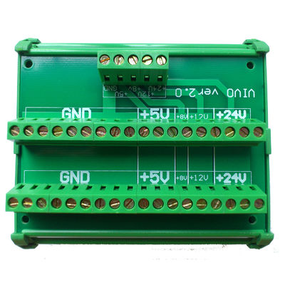 DC 24V 8V 12V 5V Power Supply Source Wiring Distribution Splitter Terminal Blocks Breakout Board