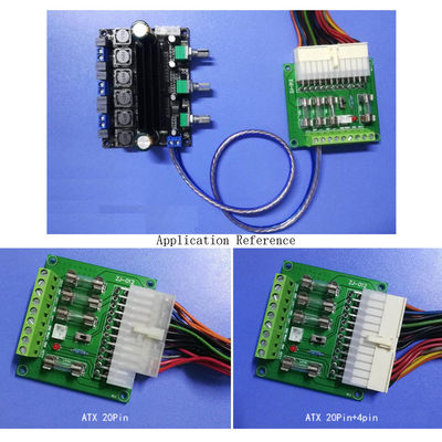 Computer ATX DC Power Supply Distribution Terminal Blocks Breakout Board +3.3V +5V -12V +12V +5V