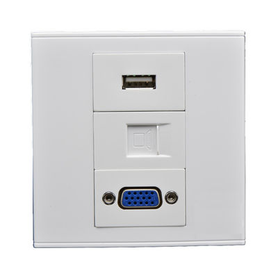 VGA HDMI USB Multimedia Faceplate Wall Plate Outlet Terminal Block Socket Panel