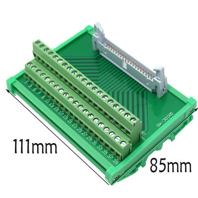 IDC 40P 40 Pin Connectors to Screw Terminal Block Wiring Breakout Board Adapter