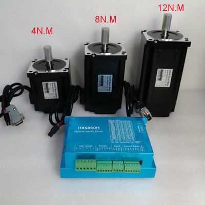 12N.m Nema 23 1.8 Degree 3 Phase Hybrid Closed Loop Stepper Servo Motor Driver Kit
