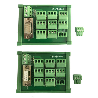 PLC Sensor Signal Input Module DB9 Distribution Terminal Blocks Connection Board 9 Arrays