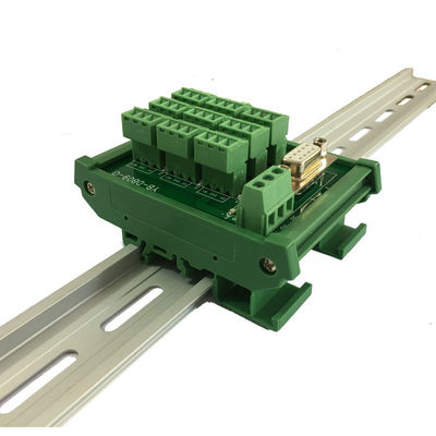 PLC Sensor Signal Input Module DB9 Distribution Terminal Blocks Connection Board 9 Arrays