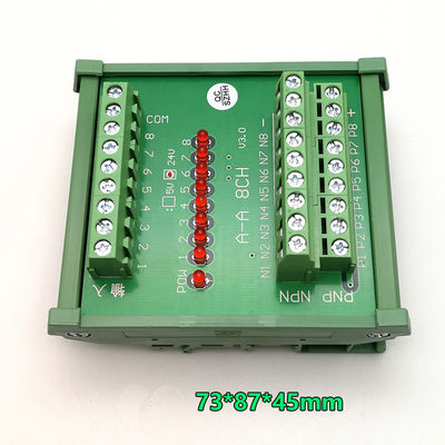 Logic Level Polarity Interchange Converter of NPN and PNP PLC Signal 8 Ways 5V or 24V