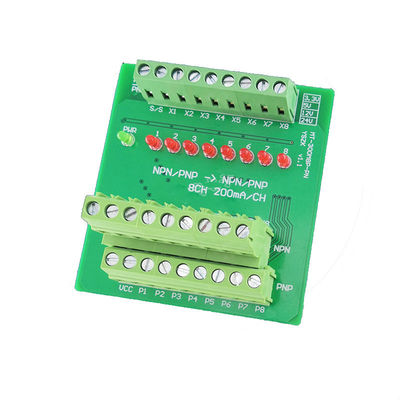 Logic Level Polarity Interchange Converter of NPN and PNP PLC Signal 8 Ways 5V or 24V