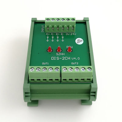 DC24V Servo Encoder Pulse Square Wave Signal Splitter Distributor Signal 1 In 2 Out