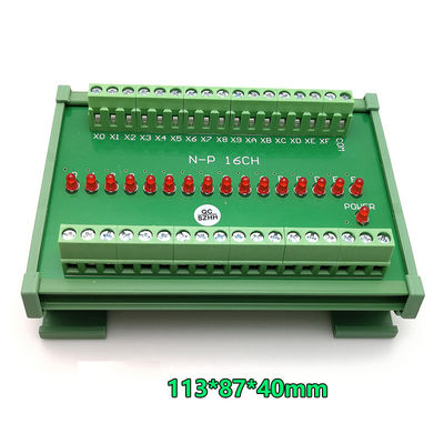 PLC Signal Conversion Module Level Polarity Converter NPN to PNP 16 Ways