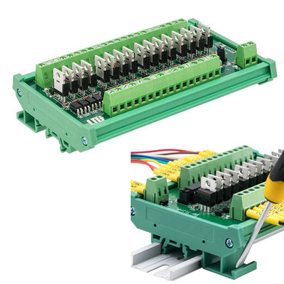 16 Ways PLC Power Output Amplifier Module Relay Board DC 24V ZC16MP