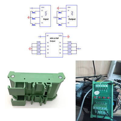 Logic Level Polarity Interchange Converter PLC NPN and PNP Sqare Wave Signal 4 Ways