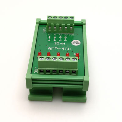 4 Channels DC 24V PLC Amplifier Plate Board PNP Input NPN Output Opto-isolated Design