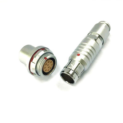 102 103 104 105 F Series Waterproof Metal Push Pull Circular Cable Mount Plug Connector