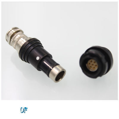 102F Body Styles Series Short Type Metal Push Pull Circular Cable Mount Plug Connector