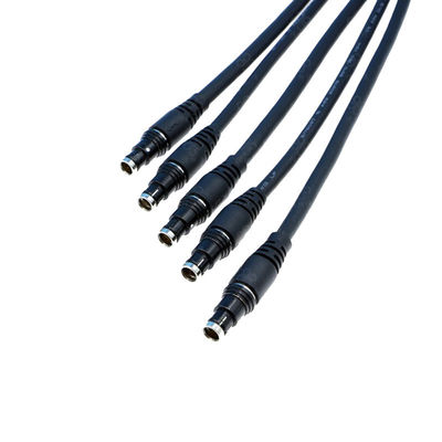 102F Body Styles Series Short Type Metal Push Pull Circular Cable Mount Plug Connector