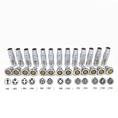 FGG EGG 2B Series Push Pull Self-lock Plug Socket 2 to 19 pin Connector Replacement