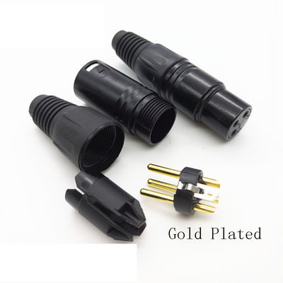 3 Pins XLR Microphone Audio Plug Jack Male Female Coupling Connector MIC Adapter