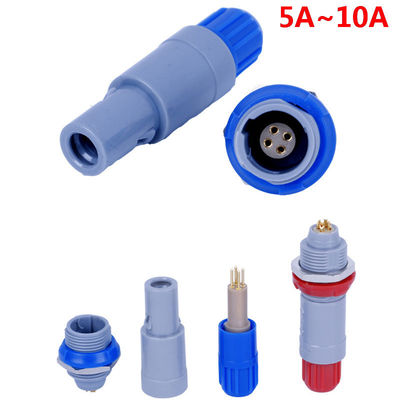Electrical Push Pull Self-latching Plug Socket Replacement Plastic Tube Connector PAG PKG