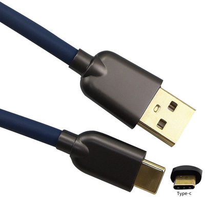 USB Type C Port Mechanical Keyboard Coiled Cable 4-pin GX12 Aviation Connector Coupled