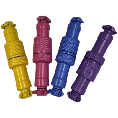 4 pins 5 pins Coloured Heavy Duty Circular Aviation Docking Socket Plug GX12 GX16 Connector