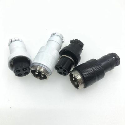 4 pins 5 pins Coloured Heavy Duty Circular Aviation Docking Socket Plug GX12 GX16 Connector