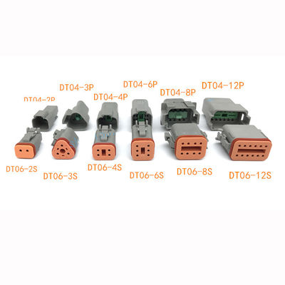 Replacement DT DT04-2P  AT Series Connectors with Pins &amp; Wedgelock