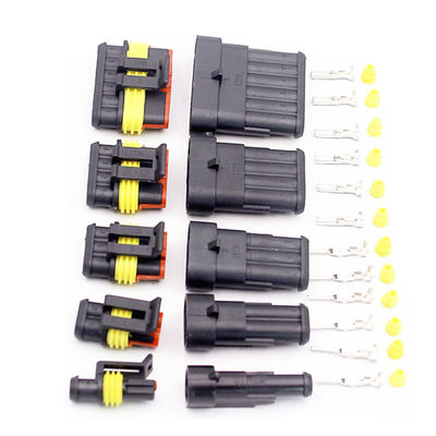 Automotive Lamp Device Connector Waterproof Housing Terminals Replacement 282079-2 282087-1