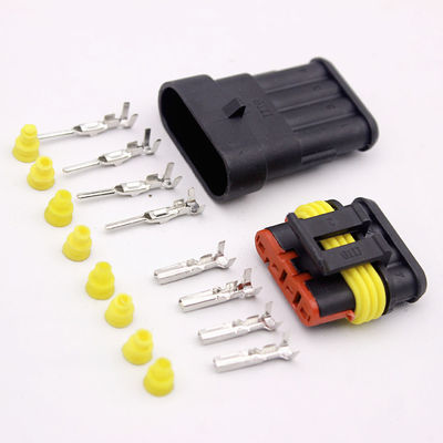 Automotive Lamp Device Connector Waterproof Housing Terminals Replacement 282079-2 282087-1