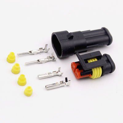Automotive Lamp Device Connector Waterproof Housing Terminals Replacement 282079-2 282087-1