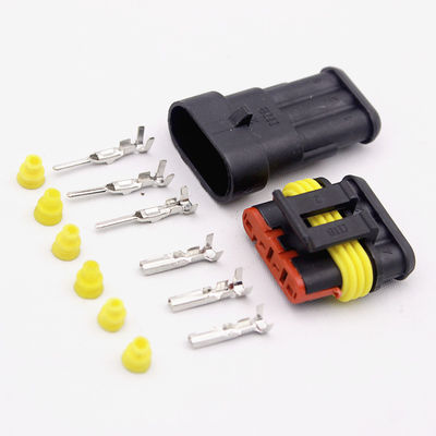 Automotive Lamp Device Connector Waterproof Housing Terminals Replacement 282079-2 282087-1