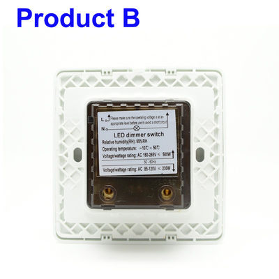 AC85-120V AC180-265V LED Lamp Dimmer Switch Brightness Controller Wall Mounted Rotary Knob