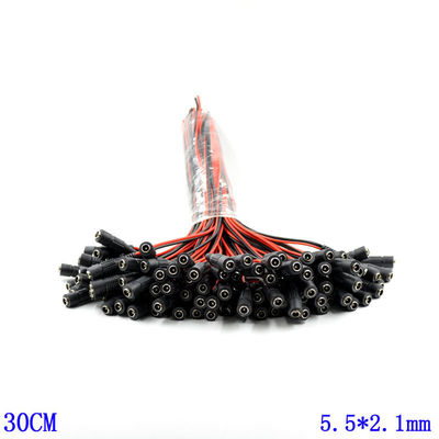 5.5mm x 2.1mm 10 inch (30cm) DC Power Pigtail Extension Cable Female
