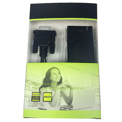 VGA Male To HDMI 1080P HD + Audio TV HDTV Video Converter Adapter with Cable