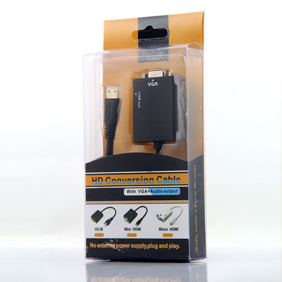 1080p Hdmi Male to VGA Female with Audio Cable Converter Adapter for HDTV PC