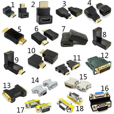 HDMI Male to Female DVI VGA Converter Video Adapter Mixed Wholesale