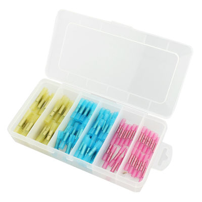 125pcs Heat Shrink Butt Connector Terminals Assortment Kit BHT1.25 BHT2 BHT5