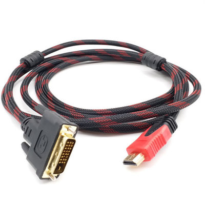 HDMI to DVI 24+1 Cable Support 1080P Full HDMI Male to DVI-D Male High Speed Adapter Cabl